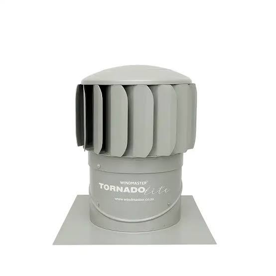 300mm aluminium whirlybird roof vent installed on a metal roof