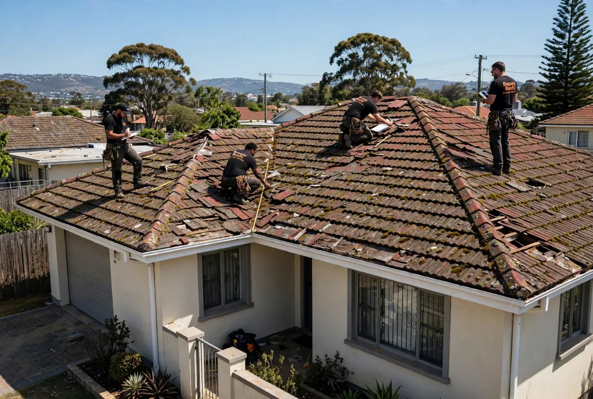 roof before replacement